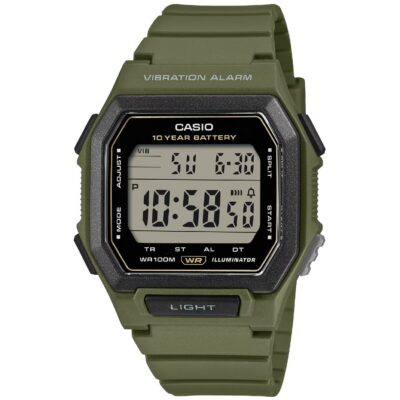Casio Men's 42mm Resin Watch (W-738H-3AVEF)