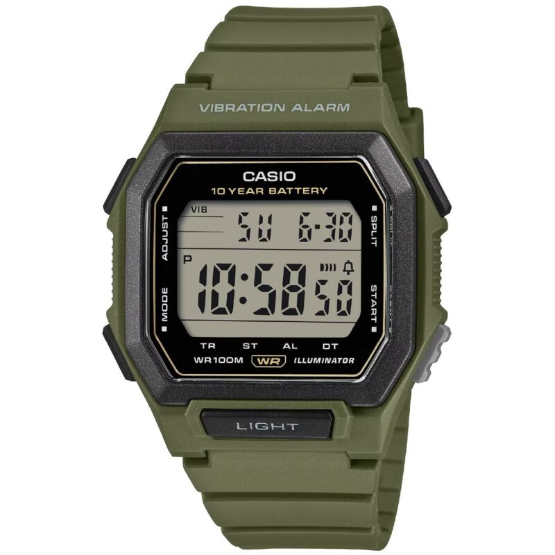 Casio Men's 42mm Resin Watch (W-738H-3AVEF)
