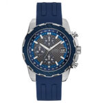 GUESS Men's 46mm Chronograph Watch (W1047G2)
