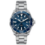 TAG Heuer Men's Aquaracer Silver Stainless Steel Watch (WAY101C.BA0746)