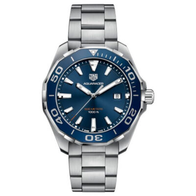 TAG Heuer Men's Aquaracer Silver Stainless Steel Watch (WAY101C.BA0746)