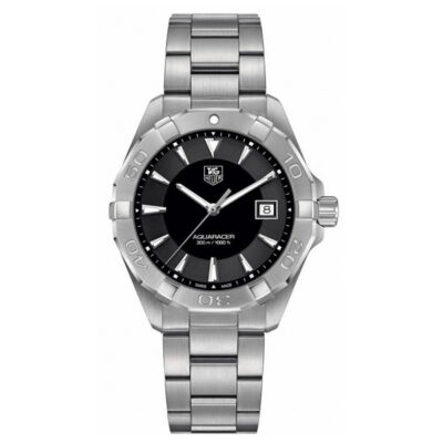 TAG Heuer Men's Aquaracer Silver Stainless Steel Watch (WAY1110.BA0928)