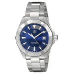 TAG Heuer Men's Aquaracer Silver Stainless Steel Watch (WAY1112.BA0928)