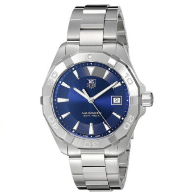 TAG Heuer Men's Aquaracer Silver Stainless Steel Watch (WAY1112.BA0928)