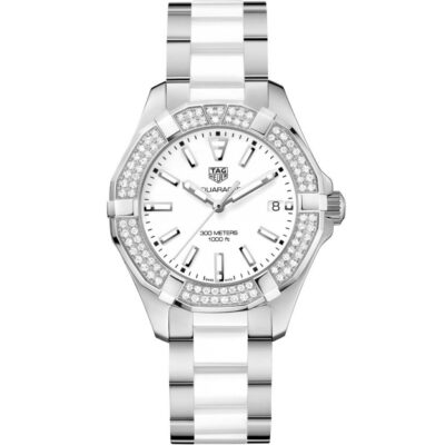 TAG Heuer Men's Aquaracer Silver Stainless Steel Watch (WAY131F.BA0914)