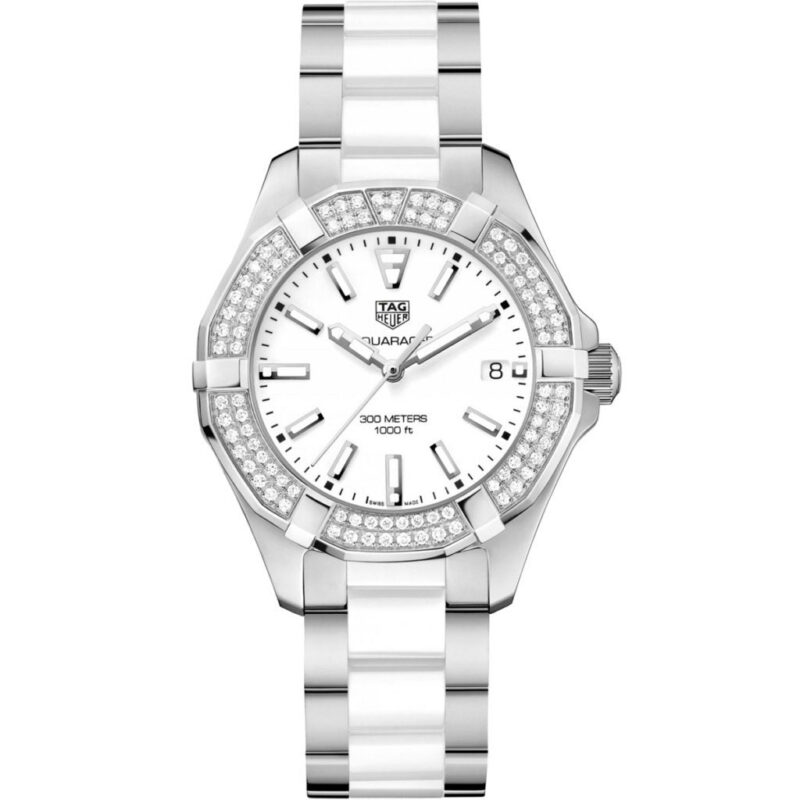 TAG Heuer Men's Aquaracer Silver Stainless Steel Watch (WAY131F.BA0914)