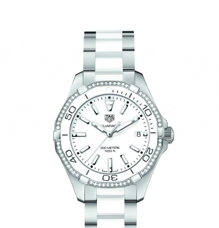 TAG Heuer Women's Aquaracer Silver Stainless Steel Watch (WAY131H.BA0914)