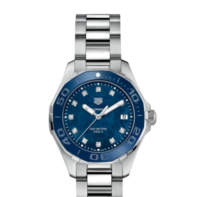 TAG Heuer Women's Aquaracer Silver Stainless Steel Watch (WAY131L.FT6091)