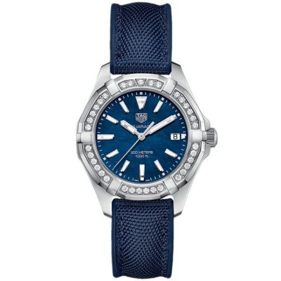 TAG Heuer Women's Aquaracer Silver Stainless Steel Watch (WAY131N.FT6091)