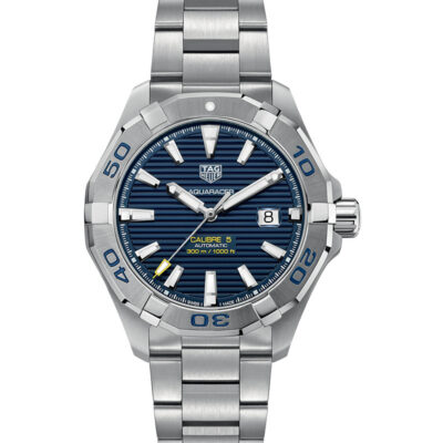 TAG Heuer Men's Aquaracer Silver Stainless Steel Watch (WAY2012.BA0927)