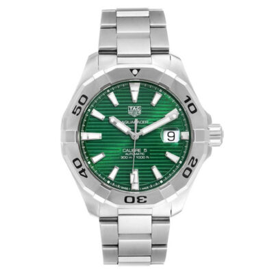 TAG Heuer Men's Aquaracer Silver Stainless Steel Watch (WAY2015.BA0927)
