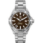 TAG Heuer Men's Aquaracer Silver Stainless Steel Watch (WAY2018.BA0927)