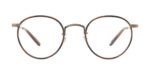 Garrett Leight Unisex WILSON Demi Blonde-Brushed Gold-True Demi Eyeglasses