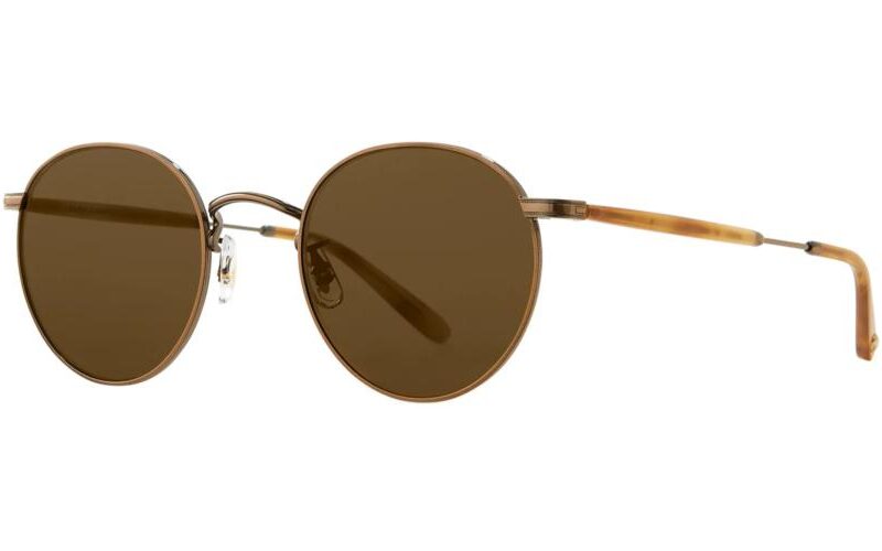 Garrett Leight Men's WILSON M SUN Ember Tortoise-Antique Gold/Semi-Flat Pure Coffee Sunglasses Garrett Leight Men's WILSON M SUN Ember Tortoise-Antique Gold/Semi-Flat Pure Coffee Sunglasses