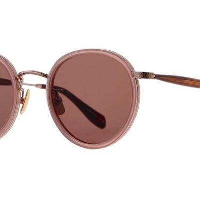 Garrett Leight Men's WILSON X SUN Desert Rose-Copper/Semi-Flat Pure Rosewood Sunglasses