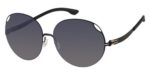 Ic!berlin Men's YULINA T. Black/Grey Sunglasses