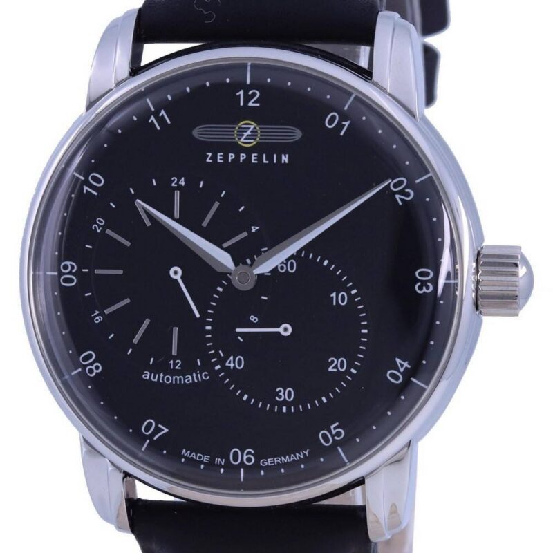 Zeppelin New Captain's Line Leather Strap Automatic 8662-2 86622 Men's Watch