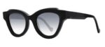 Ophy Women's ZAHA Shiny Black/Grey Shaded Sunglasses
