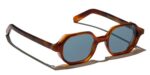 L.g.r Men's ZANZIBAR - CARNET DE VOYAGE Light Havana - Champagne/Blue Photochromic Sunglasses
