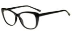 Zerone Five Women's ZO CP129 Shiny Black Eyeglasses