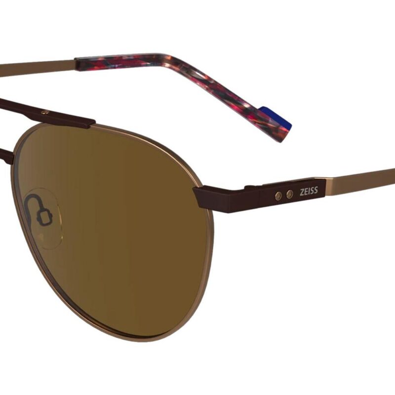 Zeiss ZS23137S Satin Brown/Brown Sunglasses
