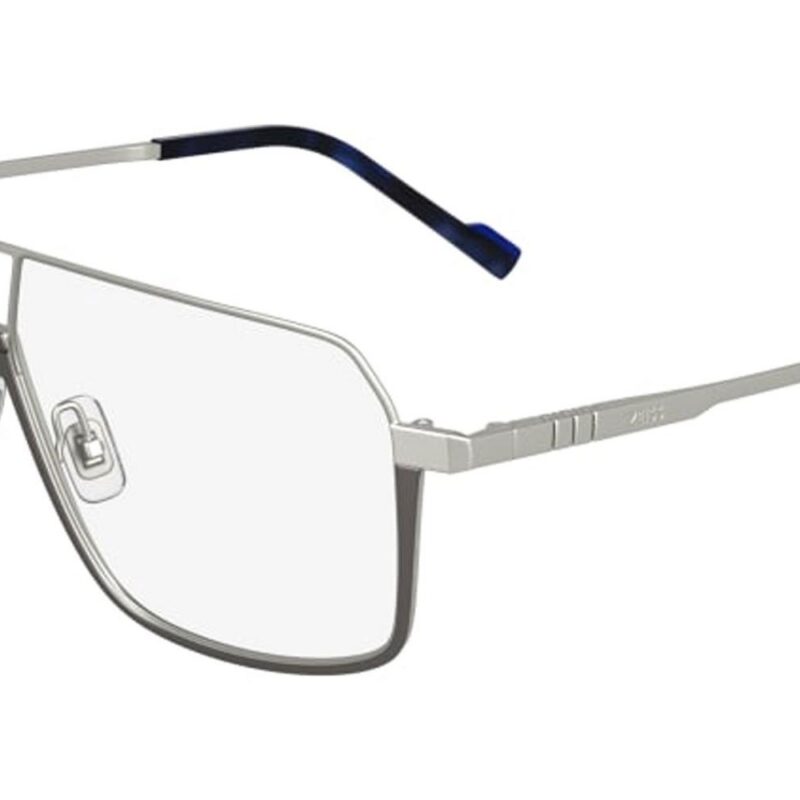 Zeiss ZS24157LPMAG-SET Satin Silver/Matte Blue Sunglasses