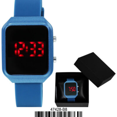 DACQA 4742-Boxed LED Watch – Blue