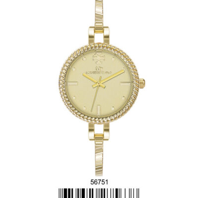 DACQA Bangle Watch – Gold
