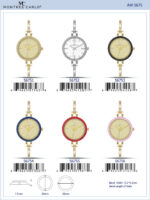 DACQA Bangle Watch – Gold/Blue