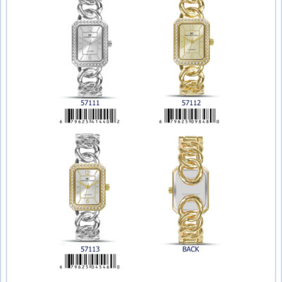 DACQA Bangle Watch – Silver