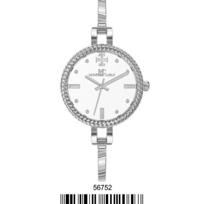 DACQA Bangle Watch – Silver