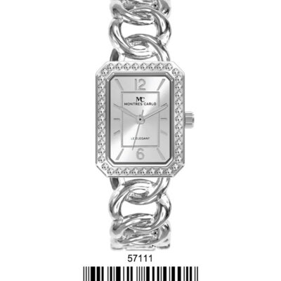 DACQA Bangle Watch – Silver