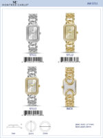 DACQA Bangle Watch – TwoTone