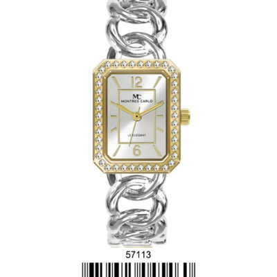 DACQA Bangle Watch – TwoTone