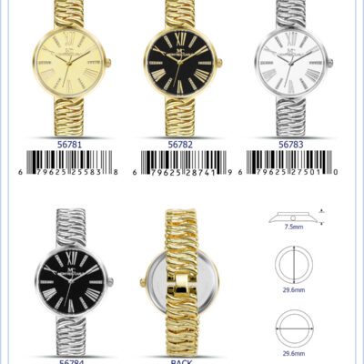 DACQA Bracelet Watch – Gold