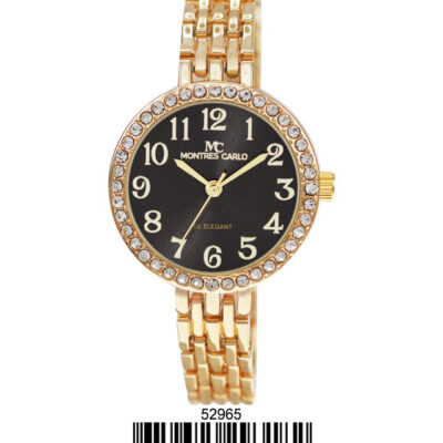 DACQA Bracelet Watch – Gold/Black