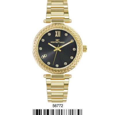 DACQA Bracelet Watch – Gold/Black