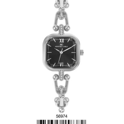 DACQA Bracelet Watch – Silver/Black
