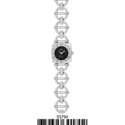 DACQA Bracelet Watch – Silver/Black
