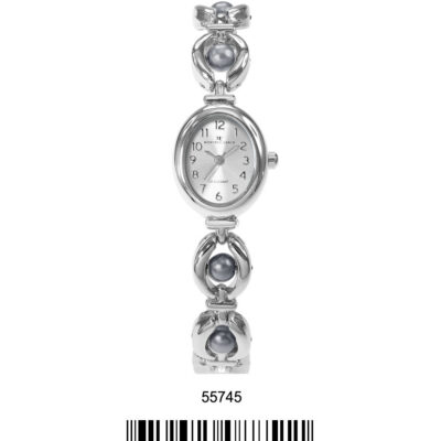 DACQA Bracelet Watch – Silver/DK Grey