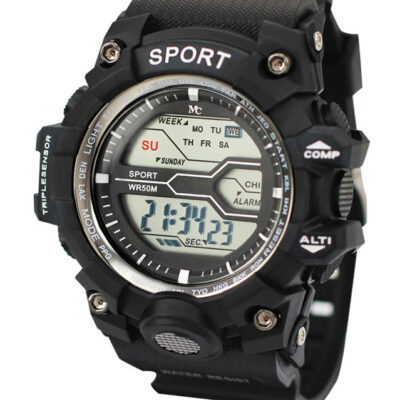 DACQA Digital Watch – Black