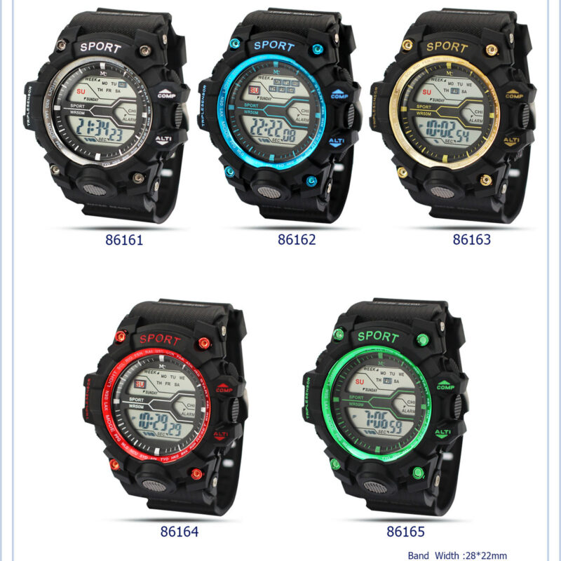 DACQA Digital Watch – Black