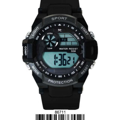DACQA Digital Watch – Black