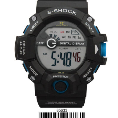 DACQA Digital Watch – Black/Blue
