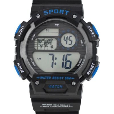 DACQA Digital Watch – Black/Blue