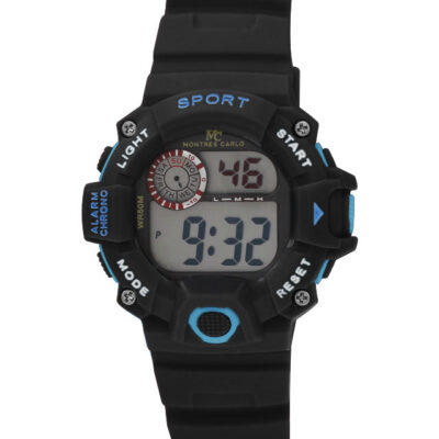 DACQA Digital Watch – Black/Blue