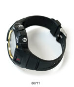 DACQA Digital Watch – Black/Gold
