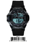 DACQA Digital Watch – Black/Green