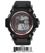 DACQA Digital Watch – Black/Red