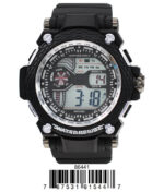 DACQA Digital Watch – Black/Silver